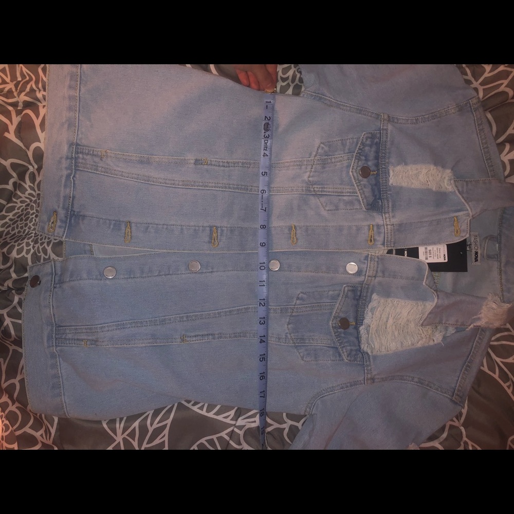 Distressed Denim Jacket - Picture 5 of 6